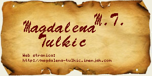 Magdalena Tulkić vizit kartica